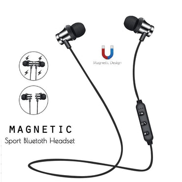 G01/CV-W30 Bluetooth Wireless Headset Sports Neckband Magnetic Earphone Headphone for All Phones