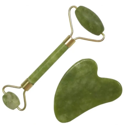 Facial Massage Roller of Natural Healing Stone, Excellent Beauty Skincare Tool