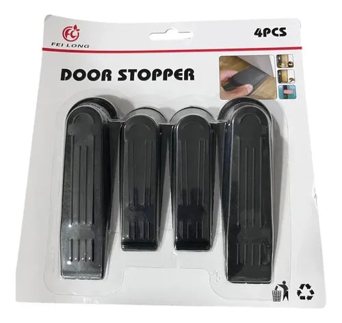 Door Stopper 4 Pcs 2 Size Plastic