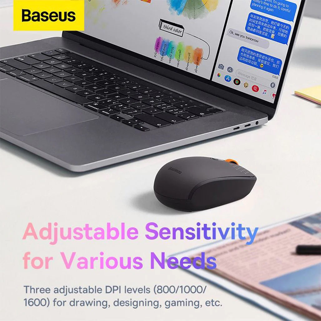 Baseus F01A Wireless Mouse Ergonomic Precision Silent Mouse