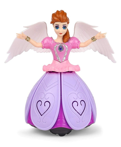 Dancing & Rotating Angel Girl Doll with Wings - Projection Light and Music Model Dolls