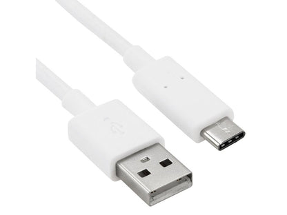 Fast Charge Type-C Cable White Colour Efficient Fast Charging 1M