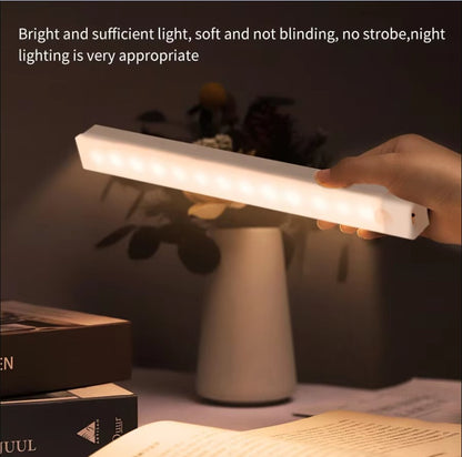100Mm Rechargeable Motion Sensor LED Cabinet Light – Wireless Night Lamp for Kitchen, Wardrobe