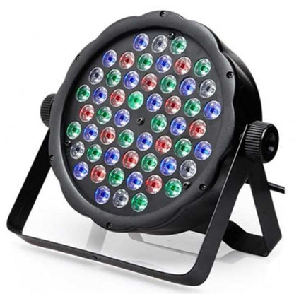54 LEDs RGB Par Can Stage Light with LED Display and DMX | Power Can