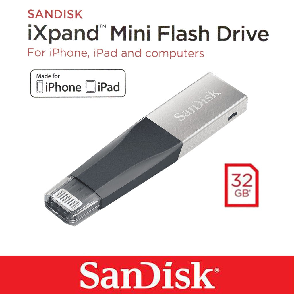 SanDisk iXpand OTG USB 3.0 Flash Drive for iPhone ,iPad & Mac Book