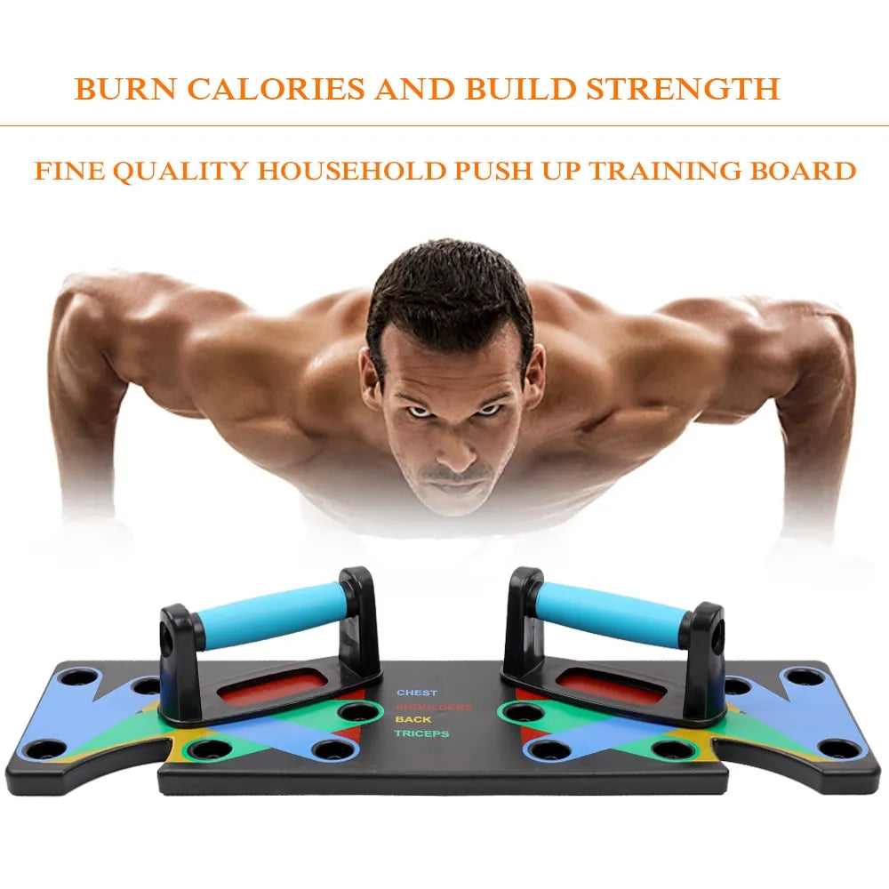 Foldable Push-up Board & Muscle Trainer | Multifunctional ABS Home Fitness Equipment