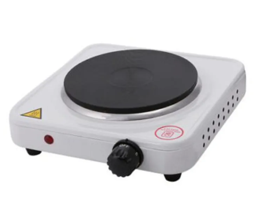 Single Burner Hot Plate - 1000W - White