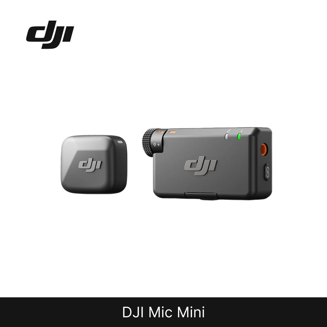 DJI Mic Mini (1 TX + 1 RX) Compact and Powerful Microphone for Capturing High-quality Sound