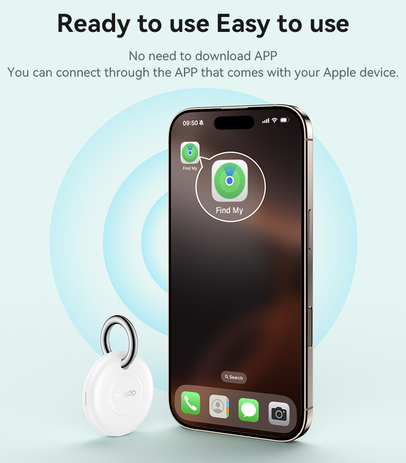 Yesido EC14 MFI Multi-Scene Global Locator Smart Tracker