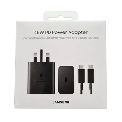 Samsung 45w PD Adapter With Type c To Type c Cable 1.8M
