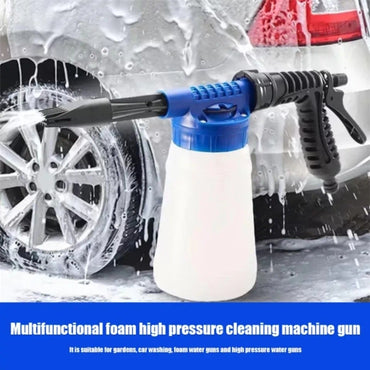 Spray Gun 1L Adjustable Car Washer Foam Nozzle Car Washing Foam Gun Cleaning Foamer Pot Lance Water