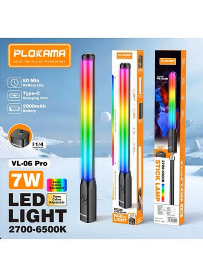 PLOKAMA VL06 Pro Portable Handheld Stick Light
