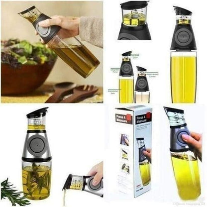 Press and Measure Oil and Vinegar Dispenser 500ML