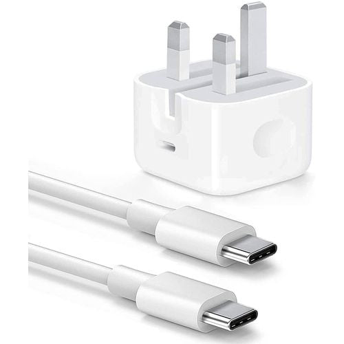 35W USB-C PD Fast Charger UK Plug for IPhone 15 Pro Max, IPad, Samsung & Xiaomi
