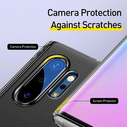 100% Genuine BASEUS Simple Series Clear Anti-drop TPU Phone Case for Samsung Galaxy Note 10