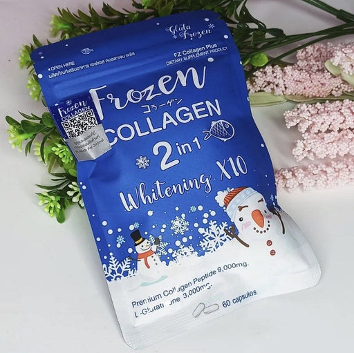 Frozen Collagen 2 in 1 Whitening X 10 – Skin Brightening & Anti-Aging Supplement