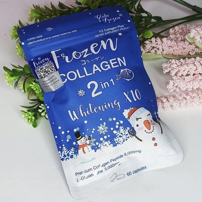 Frozen Collagen 2 in 1 Whitening X 10 – Skin Brightening & Anti-Aging Supplement
