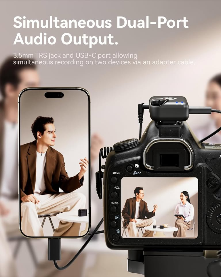 Hollyland Lark M2S Ultimate Combo (Camera RX+USB-C RX+Lightning RX) Wireless Lavalier Microphone