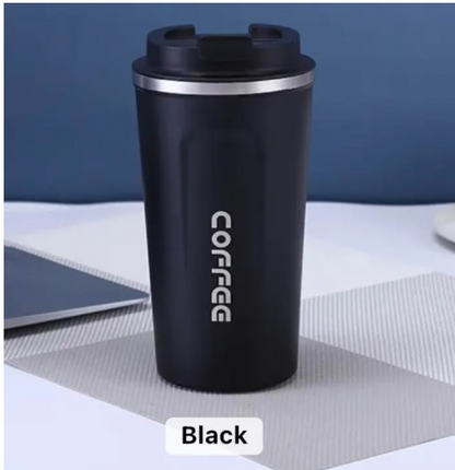 Premium 510Ml Stainless Steel Thermal Coffee Cup, Double-Wall Vacuum Insulated Travel Flask