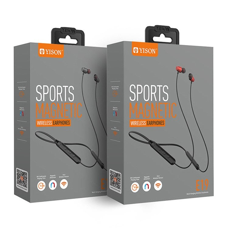 YISON E19 NECK HANGING SPORTS WIRELESS EARPHONES
