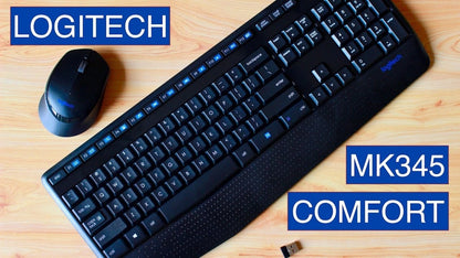 MK345 COMFORT WIRELESS KEYBOARD AND MOUSE COMBO