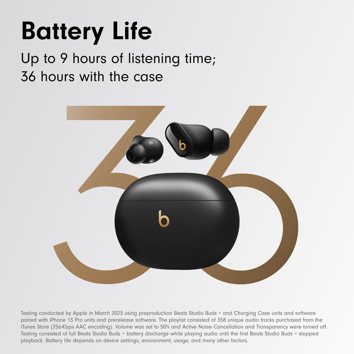 Beats Studio Buds + TWS Noise Cancelling EarBuds - Powerful Sound. Perfect Fit.