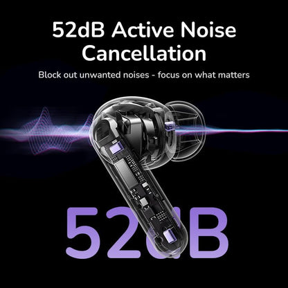 UGREEN 55137 EchoBuds Magic Wireless Earbuds with Touch Screen Active Noise Cancelling Earbuds, Hi-res & LDAC, Wireless Headphones Bluetooth 5.4, 2 Mic Clear Call, 30H Playtime, Fit for S26 Ultra