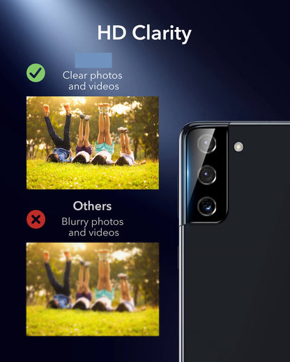 Branded Camera Lens Shield Protector For Galaxy S21 / S21 Plus / S21 Ultra