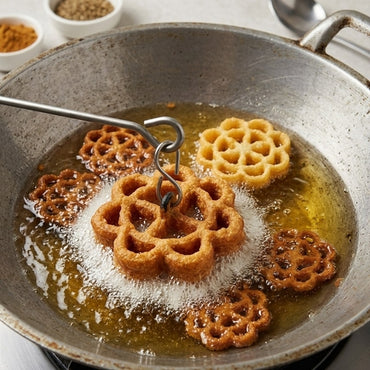 Non-Stick Kokis Mold Flower Design Kokis Achchu