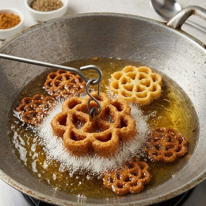 Non-Stick Kokis Mold Flower Design Kokis Achchu