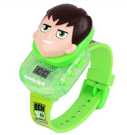 Kids Light & Music Digital Watch - Spiderman Iron Man Cartoon Anime Toy Gift