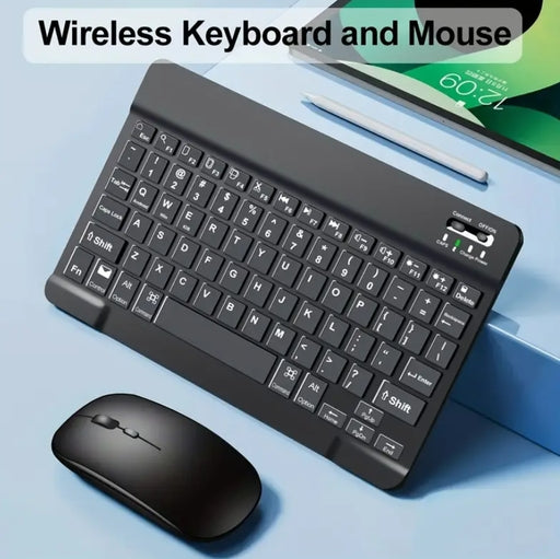 Ultra-Slim Wireless Keyboard & Mouse Combo – Portable Bluetooth Set for IPad, Tablet, Laptop & PC