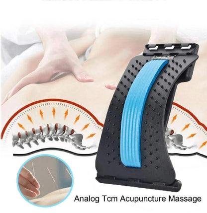 Adjustable Acupressure Back Support Massage Device Portable Spine Corrector Pain Relief SMT