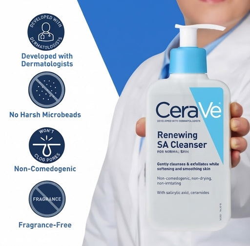 CeraVe Renewing SA Smoothing Cleanser 237Ml
