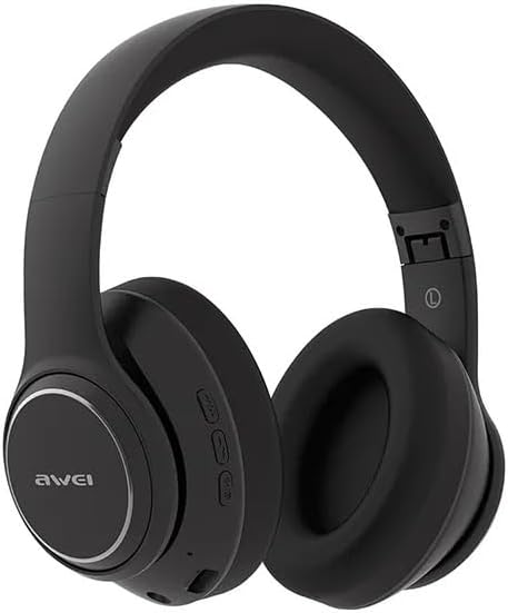 Awei A200BL Bluetooth Wireless Headphone, Rechargeable, Memory Card Slot - (Black)