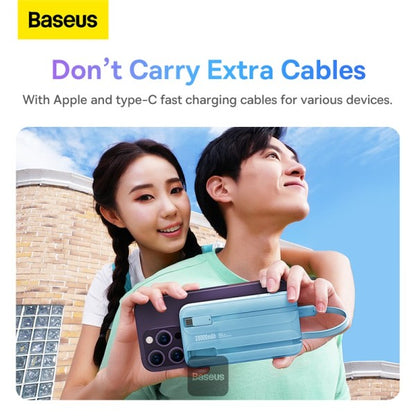 Baseus Comet Series Dual-Cable Digital Display Fast Charge Power Bank 20000mAh 22.5W