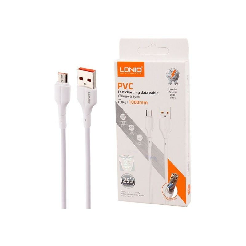 LDNIO LS841 Fast Charging 25W & Data Transfer Cable 1M