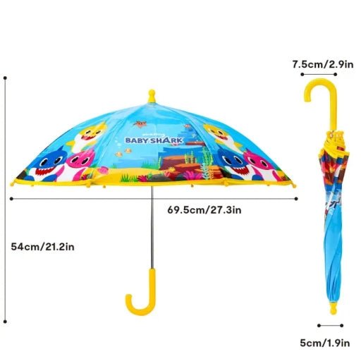 Kids Umbrella Foldable Baby Shark