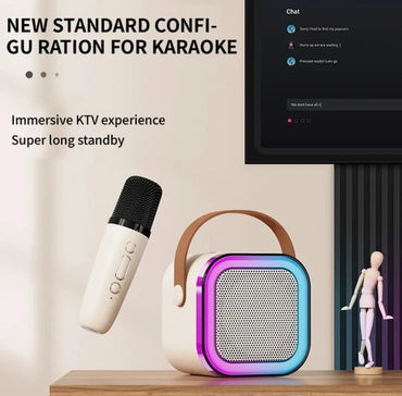 Number 01 K12 Karaoki Wireless Bluetooth Sound System Speaker and Microphone Sorrounding