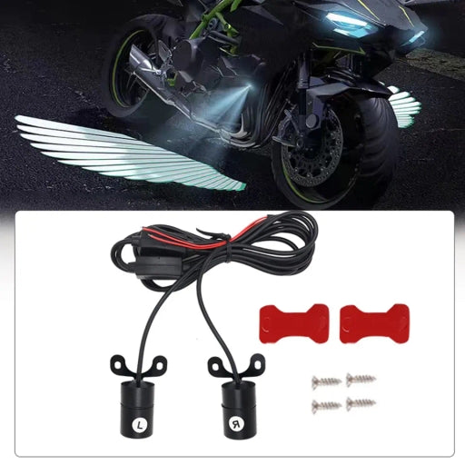Bike Angel Wing Light Fog Lamp Motorbike LED (Universal for Bike, Pack Of 2)