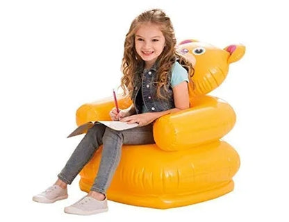 Inflatable Kids Chair Bear Face Chair Sofa