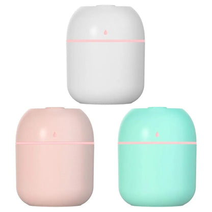 500Ml Mini Portable Colorful LED Night Light Ultrasonic Air Humidifier USB Mist Maker Water Drop H20
