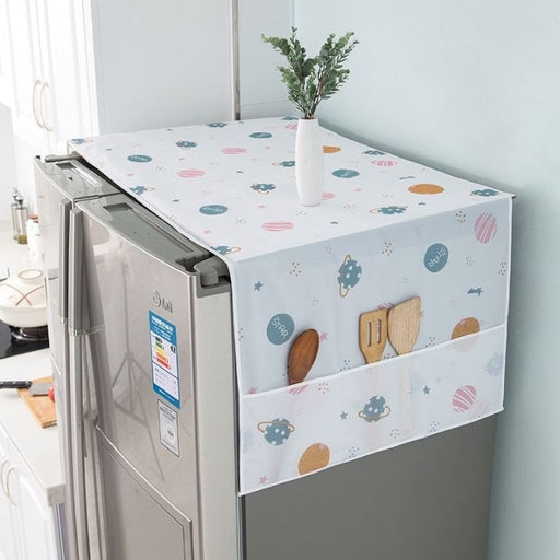 Dust Proof Storage Refrigerator Cover / Waterproof Fridge Storage Cover - Random Design