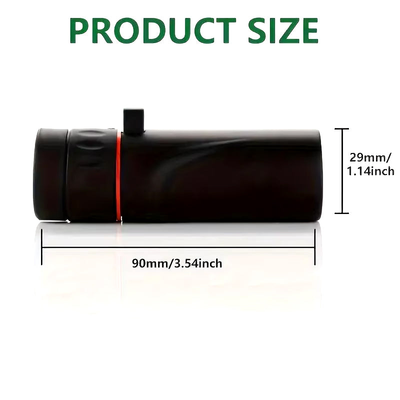 Mobile Phone Zoom Lenses Pocket Monocular Telescope for Adults, 30 x 25 HD, Waterproof, Portable Mini Monocular Telescope for Bird watching Sporting Events Hiking Camping Sightseeing 2000 X 25