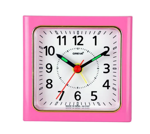 : Oreva Loud Buzzer Alarm Clock: High-Volume Wake-up Clock by Ajanta Manufacturing India