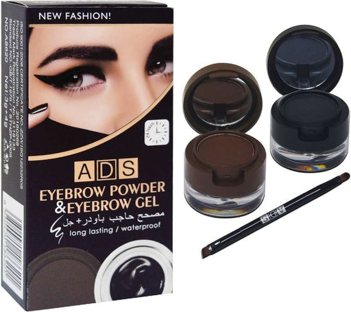 ADS Long Lasting Waterproof Eyebrow Powder & Eyebrow Gel