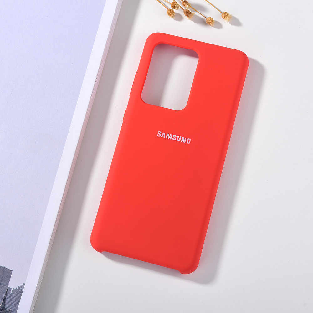 Soft Silky Silicone Cover Soft-Touch Back Case For Galaxy Note 20
