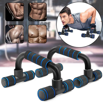 2X Handle Push up Stands Pull Gym Bar Workout Training Exercise Home Fitness