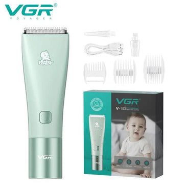 VGR Baby Hair Clipper - Low Noise Ceramic Blades - Rechargeable V-153
