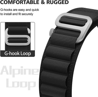 Sport Alpine Loop Strap for Apple Watch Band Ultra 49mm 45mm 41mm 44mm 40mm 42mm 38mm Nylon Bracelet Strap Correa for i Watch